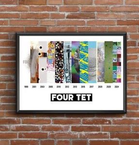 Four Tet - Diskographie - Multi Album Kunst Poster Druck - tolles Weihnachtsgeschenk - Bild 1 von 11