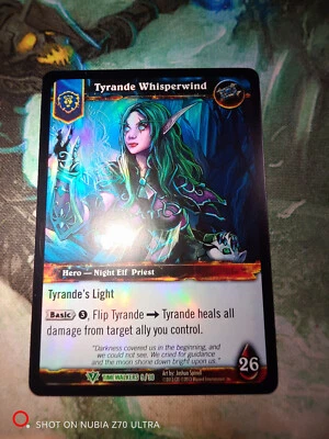 World of Warcraft TCG Timewalkers 9/30 Tyrande Whisperwind Alternate Art Foil !! - Image 1 of 2