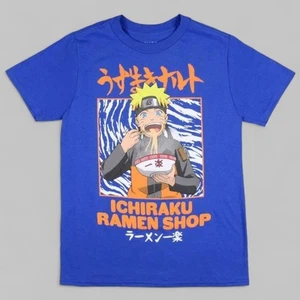 Boys' Naruto Ichiraku Ramen Shop Short Sleeve T-Shirt | Size Large - Picture 1 of 5