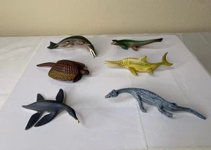 Juego de 6 estatuillas Toob de criaturas marinas prehistóricas raras retiradas Safari Ltd - Imagen 1 de 20