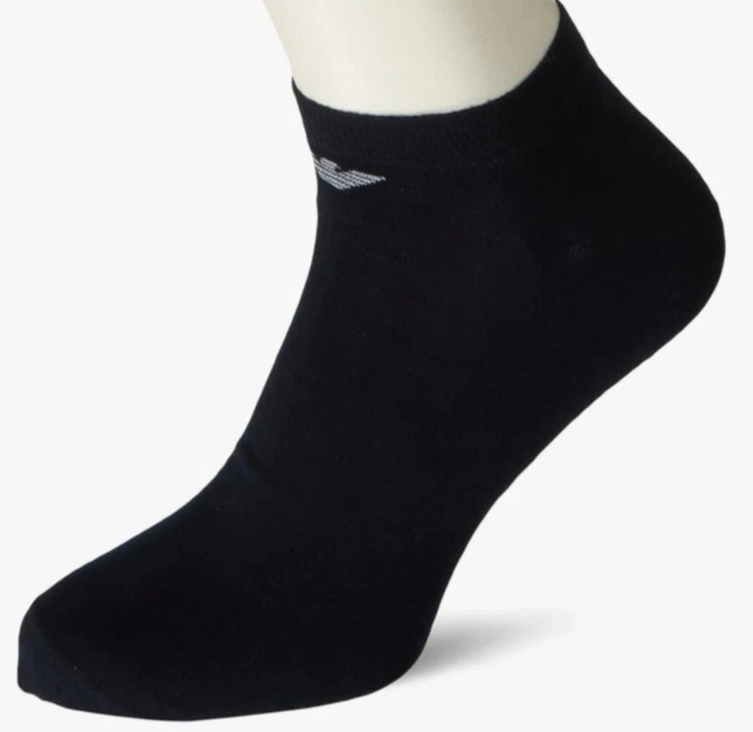 Nuevo Entrenador Tobillo Armani Mix Hombres 3 Pack Calcetines Reino Unido 8-12 Eur 41-46 Gris Blanco Negro  Foto 1 de 1