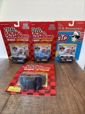LOT Of 4 1996 Racing Champions 1:64 Scale Stock Car #43 PETTY 25th Anniv & Card - Image 1 of 4