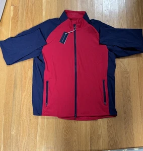 Holderness & Bourne The Hyde Jacket Red/Navy XL NWT - Picture 1 of 4