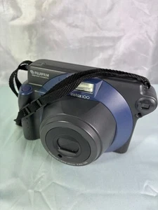 Fuji Instax 100 Camera Wide – Vintage Black & Blue with Fujinon 95mm Lens - Picture 1 of 7