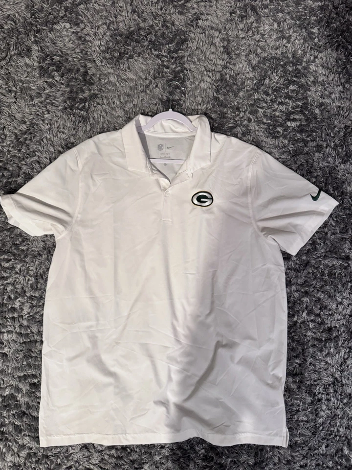 Camisa polo de golf Green Bay Packers XL Nike Dri-Fit manga corta para hombre Foto 1 de 3