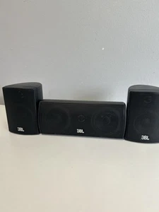 JBL Surround Sound Speaker Home System Set of 3 135CEN 135SAT - UNTESTED - Picture 1 of 10