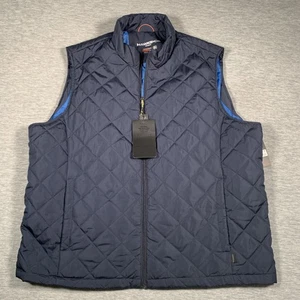 Hawke & Co Vest Mens 2XL Navy Quilted Performance Outfitter Puffer Jacket New - Picture 1 of 11