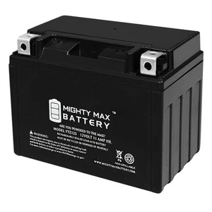 Mighty Max YTZ12S 12V 11AH Battery for Honda 750 VT750C, CA, C2 2004-2008 - Picture 1 of 6