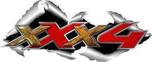 4 X 4 Rip Triple X Custom Graphic Decal Set 2 Decals - Picture 1 of 1