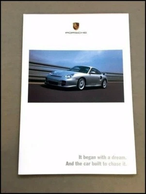 2002 Porsche 911 Carrera Turbo GT2 Boxster Original Car Sales Brochure Poster - Image 1 of 4