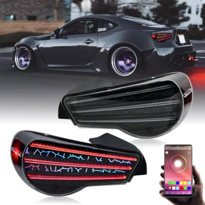 RGB LED Tail Lights For Toyota 86/Subaru BRZ/Scion FR-S 2012-2020 Lamp Assembly - Image 1 of 4