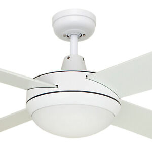 Martec Lifestyle 52" Ceiling Fan With 2 X E27 Light DLS1344W | White | NEW!