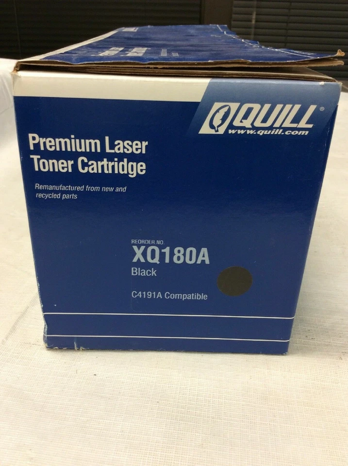 New Quill XQ180A Toner Cartridge Replaces C4191A HP LaserJet 4500 Black 121613S - Image 1 of 1