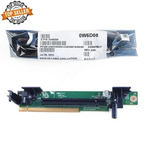 New Dell PowerEdge R640 Riser 2 Card PCI-E X16 for 2nd CPU W6D08 P7RRD US Ship - Picture 1 of 11