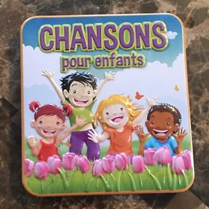 *Audio Double CD Album Chansons pour Enfants - Boîtier en Métal - Foto 1 di 4