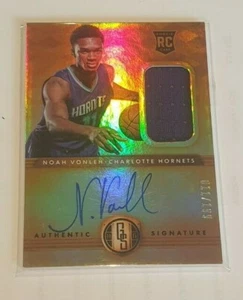 2014-15 Gold Standard Noah Vonlen Rookie Jersey Autograph Card #ed/199 - Hornets - Picture 1 of 1