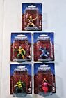 Lot Of 5 Mattel "Masters Of The Universe" 3 Inch Micro Collection Figures Nib
