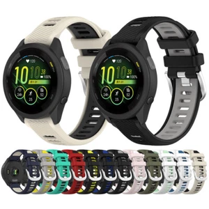 Silicone Strap Band For Garmin Forerunner 265 255 Vivoactive 4 3 Sports Bracelet - Picture 1 of 48