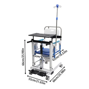 Mobility Hoist Patient Lift Transfer Chair Home Use Disabled Lift Wheelchairs - Picture 1 of 24
