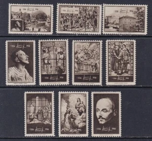 España - Viñetas Religiosas - 1956 - San Ignacio de Loyola - MNH - Imagen 1 de 2
