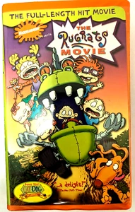 The Rugrats Movie VHS 1998 Nickelodeon Orange Video Tape Clamshell - Picture 1 of 3