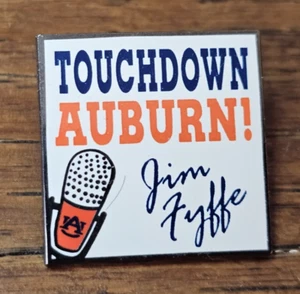 Touchdown Auburn! Pin de solapa Jim Fyffe - Imagen 1 de 2