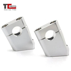 7/8" 22mm Handlebar Bar Universal Motorcycle Mount Adapter Riser Clamp Dirt Bike - Imagen 1 de 5