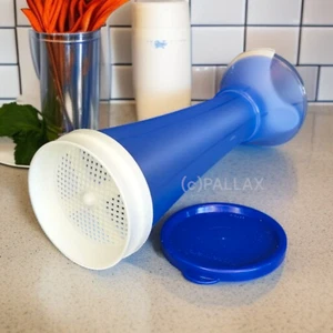 TUPPERWARE D22 SÜSSE MÜLLERIN BLAU PUDERZUCKER-MÜHLE - Bild 1 von 2