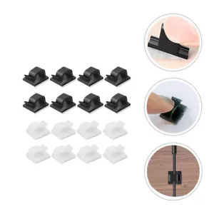 60PCS Bastone su Portafilo Autoadesivo Cravatta Stick On Wire Holder Cavi Clip - Foto 1 di 12
