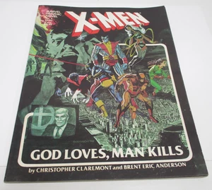 1982 X-MEN Marvel Graphic Novel # 5 GOD LOVES MAN KILLS 1st Print FN- CM4403 - Picture 1 of 4