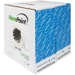 CAT5e 500FT UTP Kabel Solid 24AWG Grau Netzwerk Ethernet LAN Bulk Wire RJ45 - Bild 1 von 4
