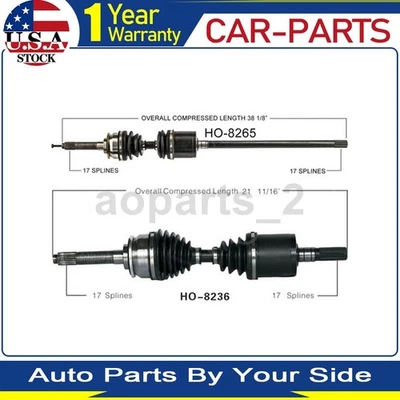 2 juntas de eje delanteras TrakMotive CV para Isuzu Trooper 4x4 2,6 L 1991 1990 1989 1988 Foto 1 de 3