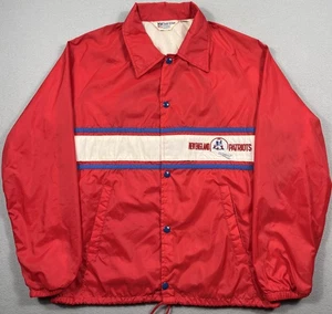 Vintage New England Patriots Stahl-Urban Coach Jacket Mens Medium Red NFL 80s - Picture 1 of 9