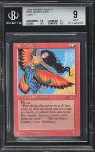 1993 Magic The Gathering Arabian Nights Bird Maiden (light 1) C2 :R: #11 BGS 9.0 - Picture 1 of 2
