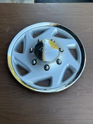 1998-22 FORD E250 E350 F250 F350 2WD HUB CAPS WHEELS COVERS F5TA-1130-DA RARE - Image 1 of 4
