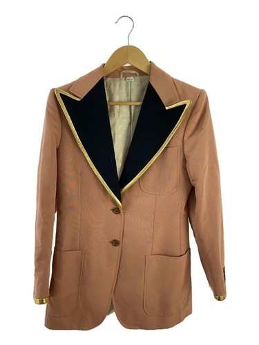 GUCCI giacca sartoriale 42 cotone rosa 621256 usata