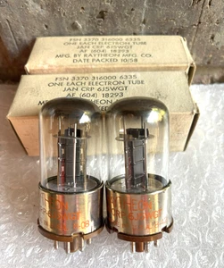 NOS/NIB JAN-CRP-6J5WGT Raytheon Military 6J5G 6J5 Vacuum Tube Metal Base - Picture 1 of 7