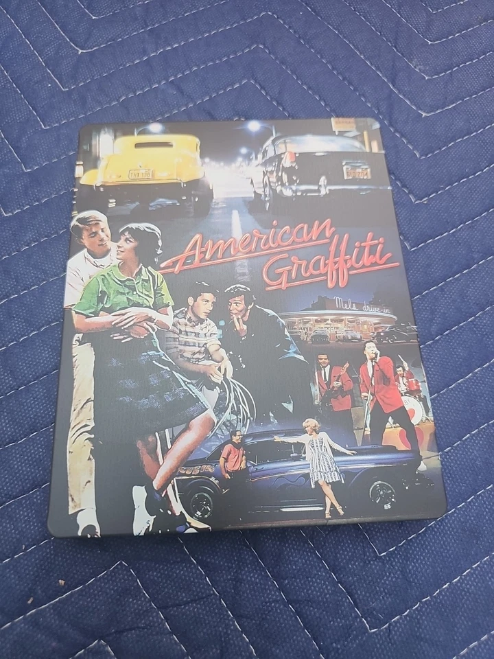 American Graffiti 4K Ultra HD + Blu-ray + Code BEST BUY EXCLUSIVE Steelbook OOP - Image 1 of 4