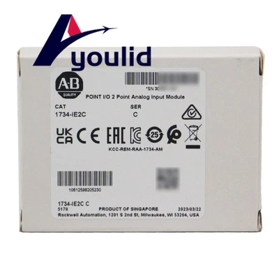 New Allen-Bradley 1734-IE2C POINT I/O 2 Point Analog Input Module US Free tax - Image 1 of 4