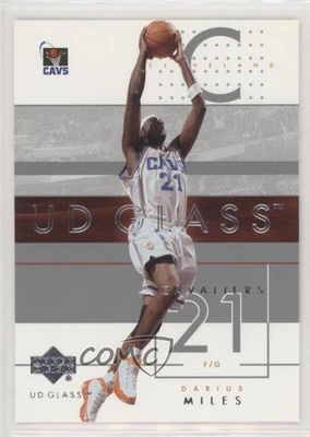 2002-03 UD Glass Darius Miles #10 - Imagem 1 de 2