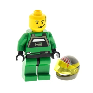 1x Lego Minifigure Star Wars Rebel Pilot A-wing Green Helmet Visor 7134 SW0031 - Picture 1 of 1