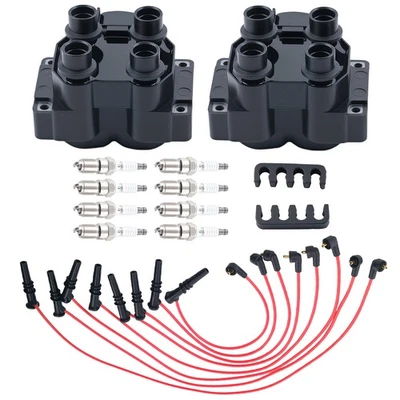 2 Coil Pack Spark Plug Wire Set for Ford Crown Victoria Town Car 4.6L 1996-1997 - Image 1 of 4