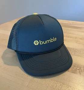 Bumble Trucker Hat Adult OSFM Snap Back Baseball Cap Dating App Green - Picture 1 of 7