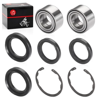 Kit de clip de sello de cojinete de rueda delantera para Kawasaki Bayou 300 400 Prairie 300 400 Foto 1 de 4