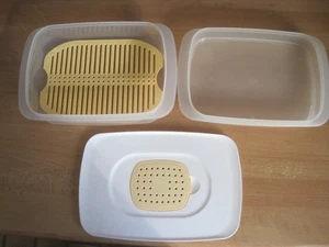 TUPPERWARE Frischebehälter Cool n Fresh 700 ml + 1,5 L + Frischegitter - Bild 1 von 1