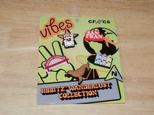 Crocs Jibbitz Charms, San Francisco Wanderlust Collection Bridge, Seal, Cat - Picture 1 of 2