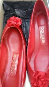 Heels Shoes Sz 6.5 Vintage Dolcis Shoes Red - Picture 1 of 6