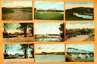 9 Postcards Bangor And Aroostook Railroad Stations Bridges Presque Isle Houlton Me