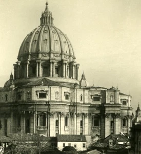 Vatican City St Peter's Basilica Old NPG Stereo Stereoview Photo 1900 - Imagen 1 de 3