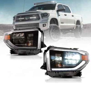 2014-2021 Toyota Tundra LED Reflective Bowl Headlights - Picture 1 of 9